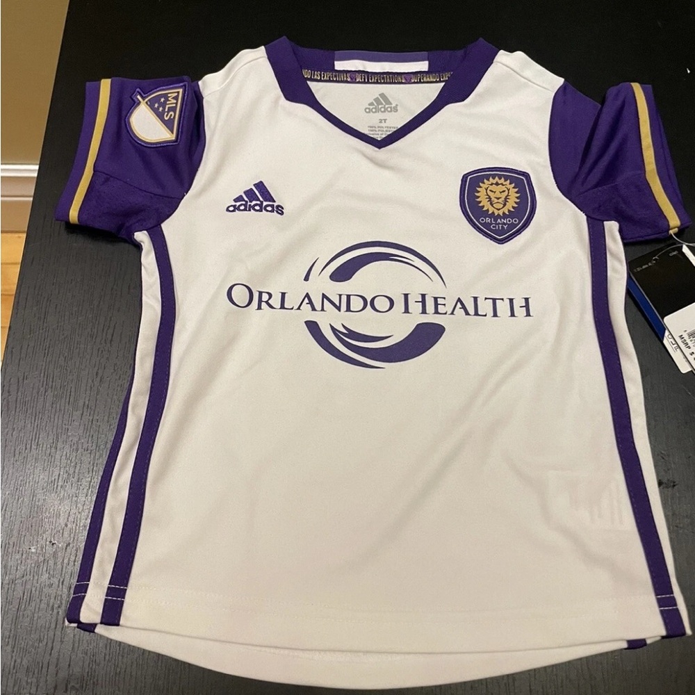 Orlando City SC Official MLS Adidas Jersey • Ricado Kaka #10 Kids Size 2Tq